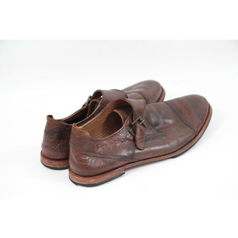 275美金【TIMBERLAND】全手工頂級Boot Company Monk Strap Loafer皮鞋 10M賠售-細節圖6