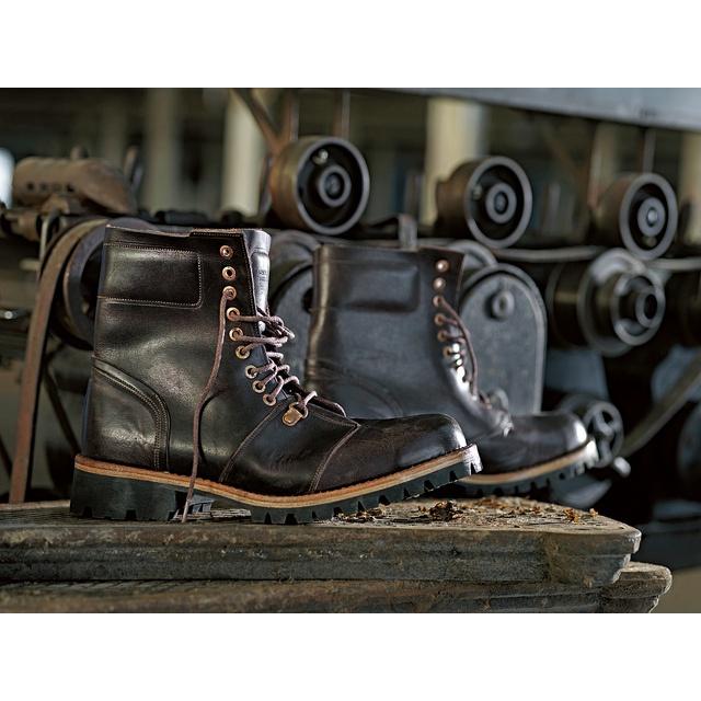 【TIMBERLAND】全手工頂級Boot Company Tackhead Vibram黃金大底酒紅色皮革8吋靴10M-細節圖2