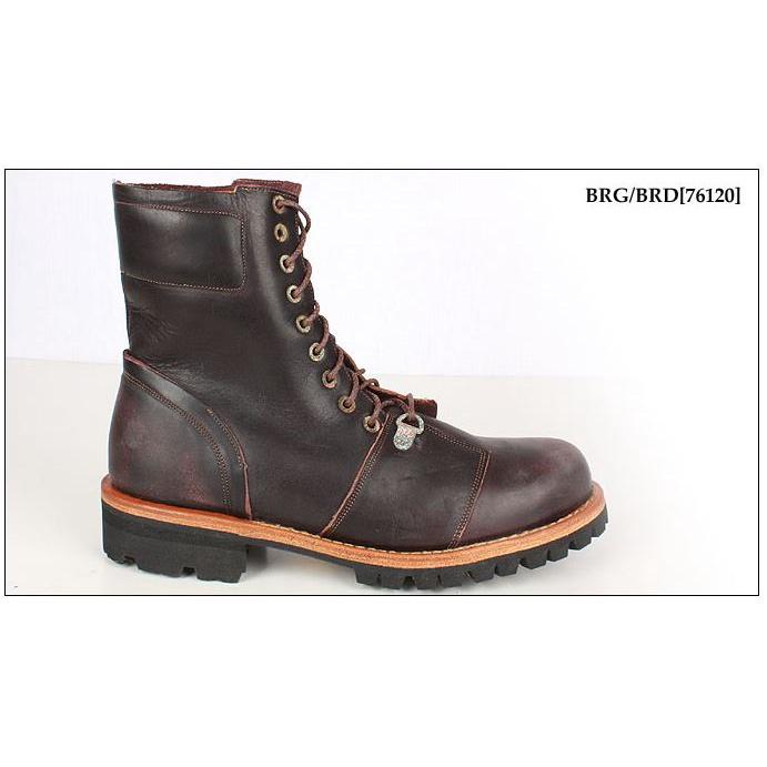 【TIMBERLAND】全手工頂級Boot Company Tackhead Vibram黃金大底酒紅色皮革8吋靴10M-細節圖6