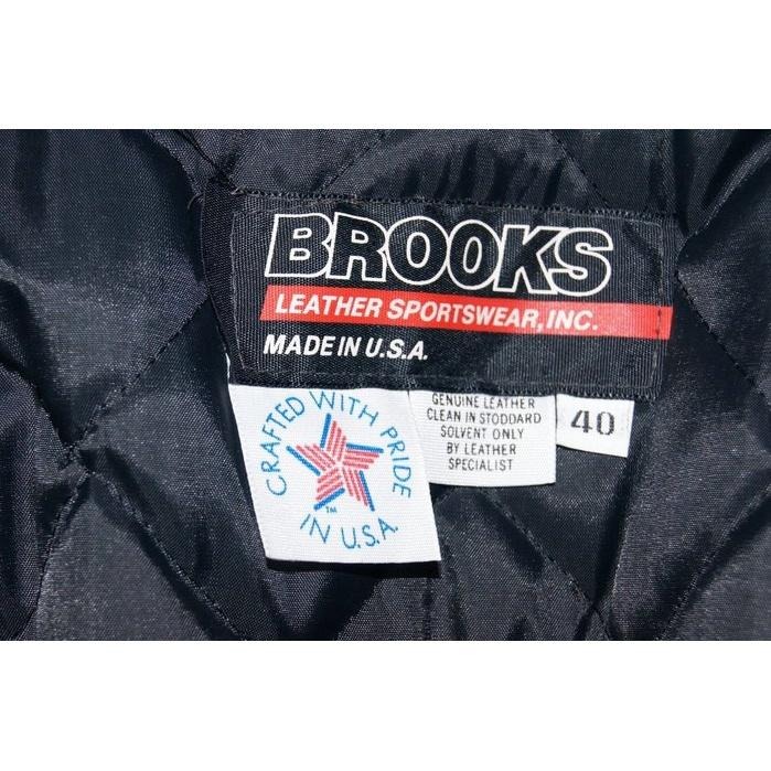 【高價USA製】TALON拉鍊 美國老廠BROOKS美式機車手工 翻領騎士皮衣 重機 真皮 外套 哈雷 夾克S號現貨賠售-細節圖4