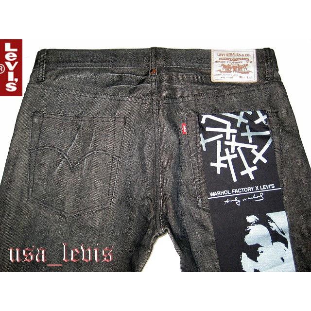 賠售【全球410件之191號】Warhol Factory X Levi s 安迪沃荷聯名限量 直筒W32L32-細節圖4