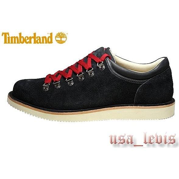 【美國LEVIS專賣】現貨10M優惠TIMBERLAND Abington vibram黃金大底黑色麂皮休閒鞋登山鞋短靴-細節圖4