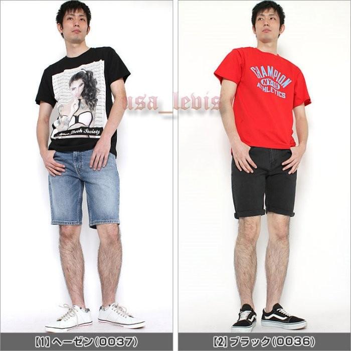 【彈性29-44腰優惠】美國 日本Levis 511 Shorts Black 黑色 合身版牛仔短褲 休閒 短褲 五分褲-細節圖3