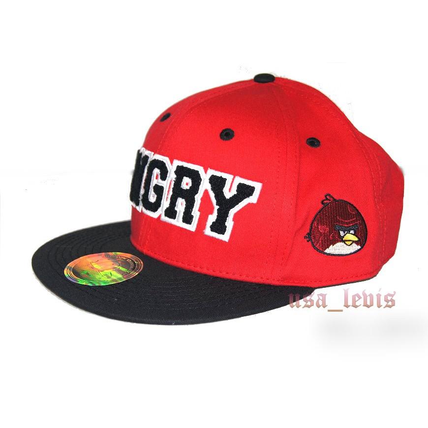 【棒球帽MLB】獨賣全新正品 優惠 憤怒鳥 Angry Birds 紅色 鴨舌帽 潮流 刺繡 卡車帽-細節圖2