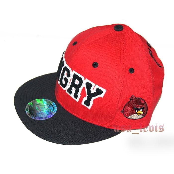 【棒球帽MLB】獨賣全新正品 優惠 憤怒鳥 Angry Birds 紅色 鴨舌帽 潮流 刺繡 卡車帽-細節圖3