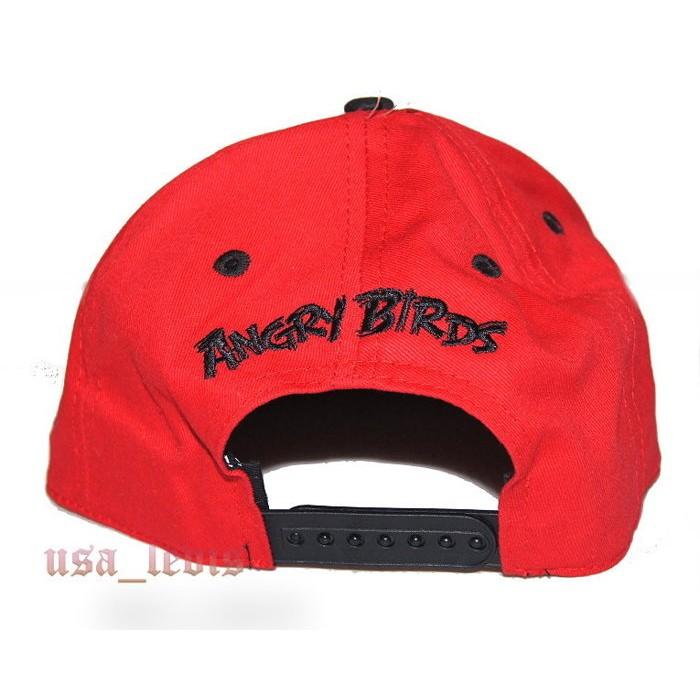 【棒球帽MLB】獨賣全新正品 優惠 憤怒鳥 Angry Birds 紅色 鴨舌帽 潮流 刺繡 卡車帽-細節圖4