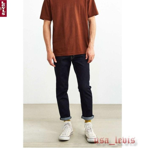 【獨賣養褲28-42腰】美國LEVI S 511 Slim Hollow深藍原色合身窄管厚磅低腰小直筒牛仔褲510優惠