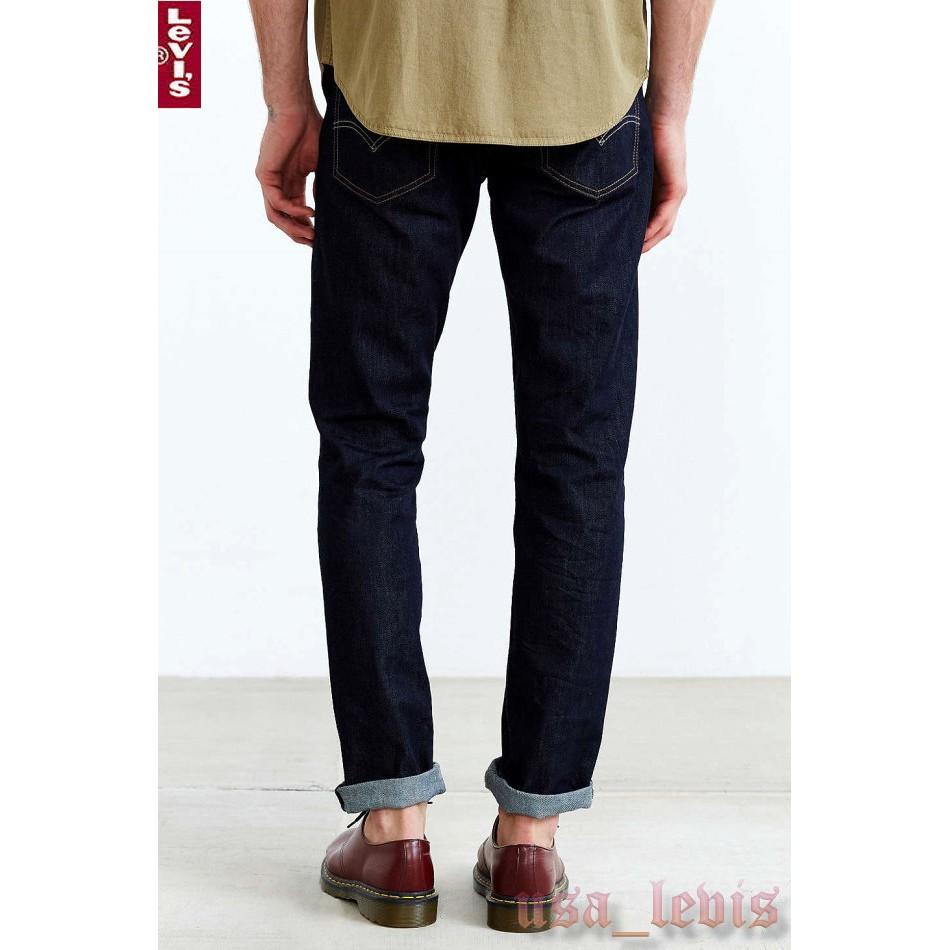 【獨賣養褲28-42腰】美國LEVI S 511 Slim Hollow深藍原色合身窄管厚磅低腰小直筒牛仔褲510優惠-細節圖9