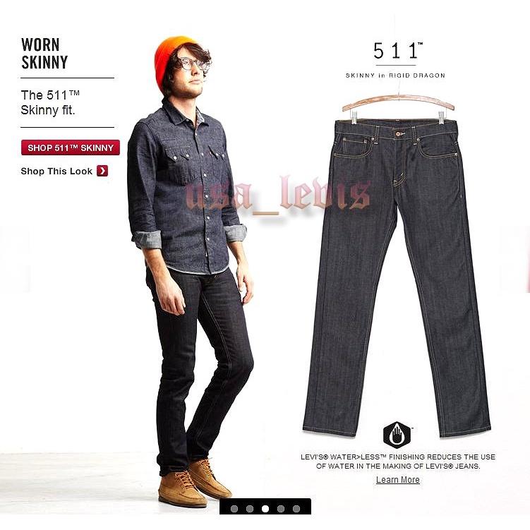 【破壞加工限量新款28-42腰優惠】美國LEVI S 511 Slim 水洗藍破痕抽鬚低腰丹寧褲窄管褲小直筒牛仔褲510-細節圖6