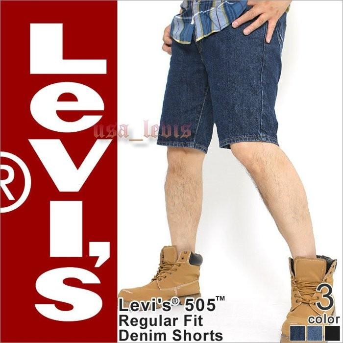 【29-44腰重磅硬布】美國Levi s 505 Shorts Dark Stonewash深藍水洗經典直筒丹寧牛仔短褲-細節圖2