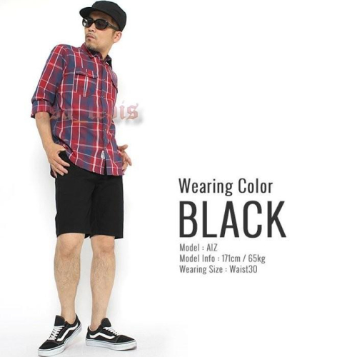 【29-44腰重磅硬布】美國Levi s 505 Shorts Black 素面黑原色 經典直筒 丹寧牛仔短褲