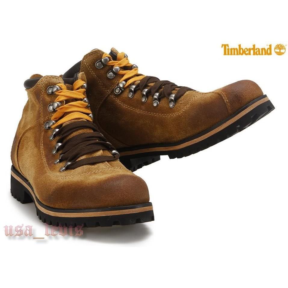 【美國LEVI S專賣】8M現貨優惠Timberland Heritage Dardin Hiker 咖啡色仿舊麂皮登山靴休閒鞋短靴-細節圖5