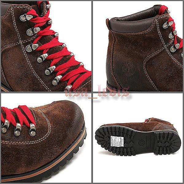 【美國LEVI S專賣】9M現貨優惠Timberland Heritage Dardin Hiker 咖啡色仿舊麂皮登山靴防水機能短靴-細節圖3