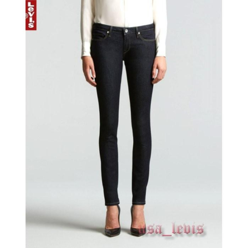 【高價時尚款26腰 】美國 日本Levis Made &amp; Crafted PINS Skinny深藍貼身煙管褲牛仔褲