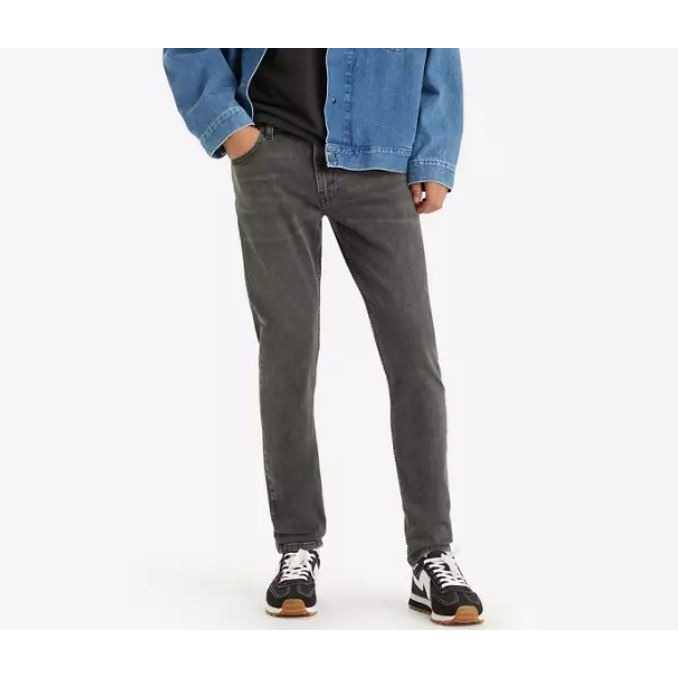 現貨棄標賠售!W28腰小碼【台灣無售】美國LEVI S 512 Slim Taper 黑灰 修身錐形窄管褲小直筒牛仔褲-細節圖3