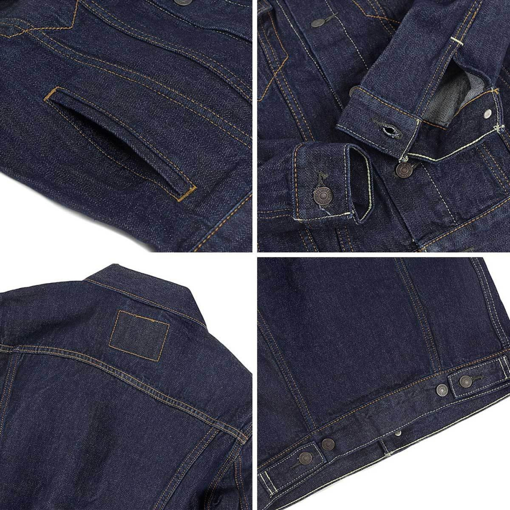 現貨【L號優惠】美國LEVIS TRUCKER JACKET Type3 經典版 深藍原色 3代 牛仔外套 單寧夾克-細節圖11
