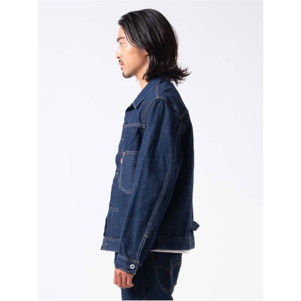 養牛M號現貨【赤耳優惠】美國LEVIS TRUCKER JACKET Type 1 深藍原色 1代 牛仔外套 丹寧夾克-細節圖2