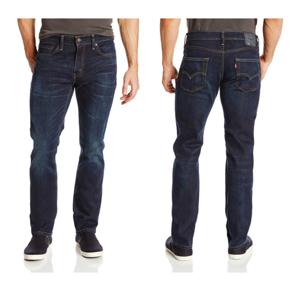 【絕版款28-42腰優惠】美國LEVIS 511 Slim Sequoia深藍貓鬚低腰丹寧褲窄管褲合身小直筒牛仔褲512-細節圖5