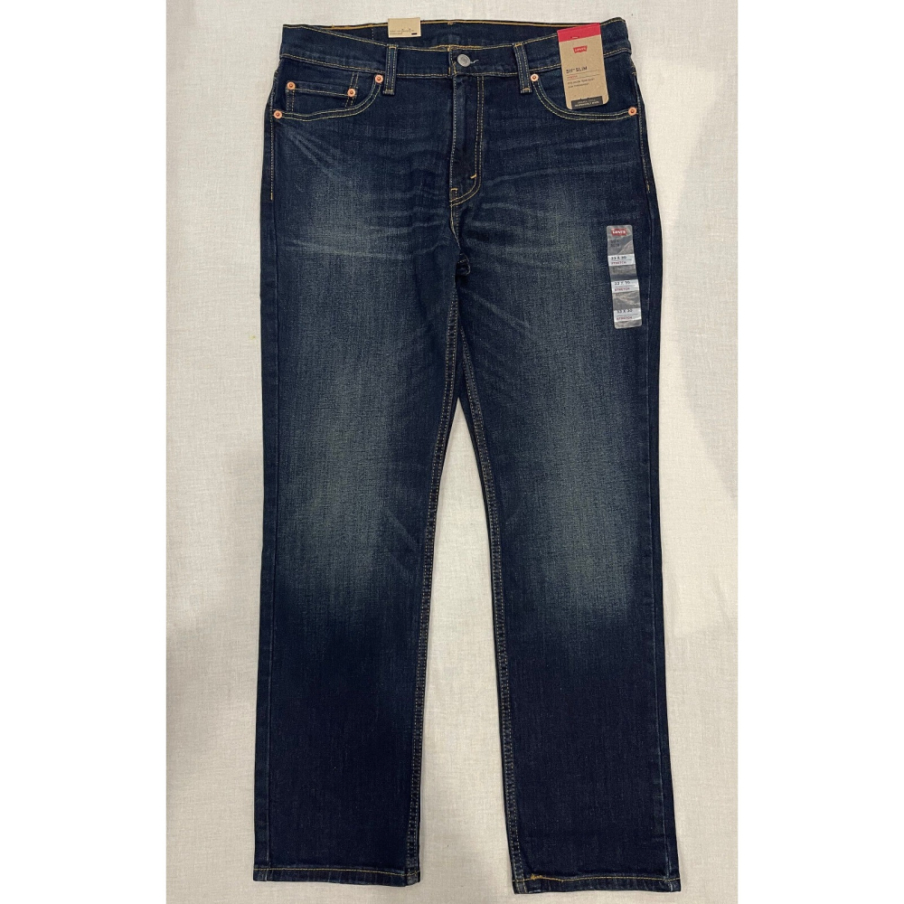 【絕版款28-42腰優惠】美國LEVIS 511 Slim Sequoia深藍貓鬚低腰丹寧褲窄管褲合身小直筒牛仔褲512-細節圖9