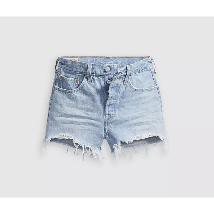 現貨【賠售27腰高價】美國LEVIS 女款 501 High Rise Women＇s Shorts 高腰牛仔短褲 熱褲-細節圖6