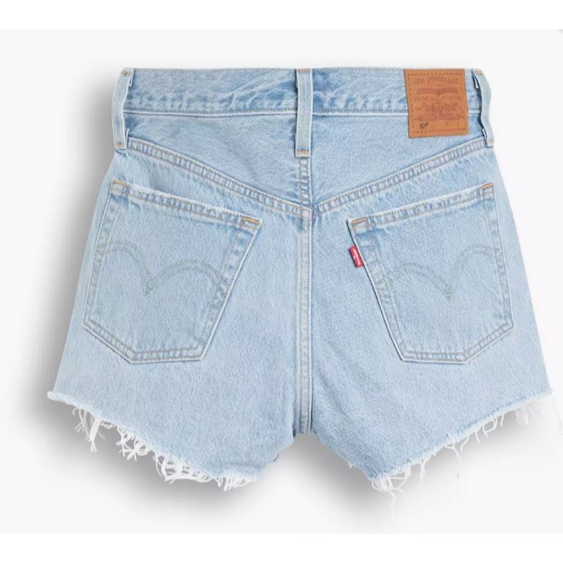 現貨【賠售27腰高價】美國LEVIS 女款 501 High Rise Women＇s Shorts 高腰牛仔短褲 熱褲-細節圖7