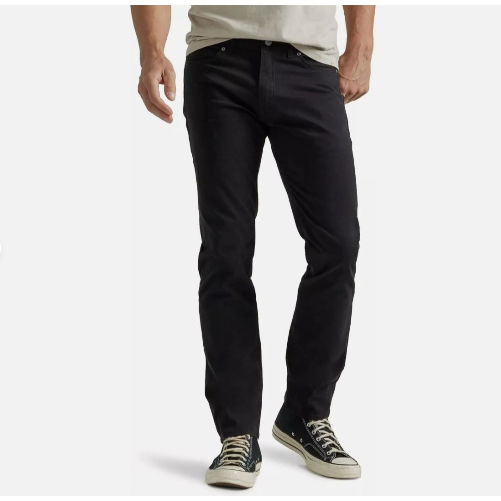 34腰現貨【百搭黑褲優惠】美國Lee Extreme 201 Slim 窄管褲 FLEX彈性合身小直筒 牛仔褲 長-細節圖4