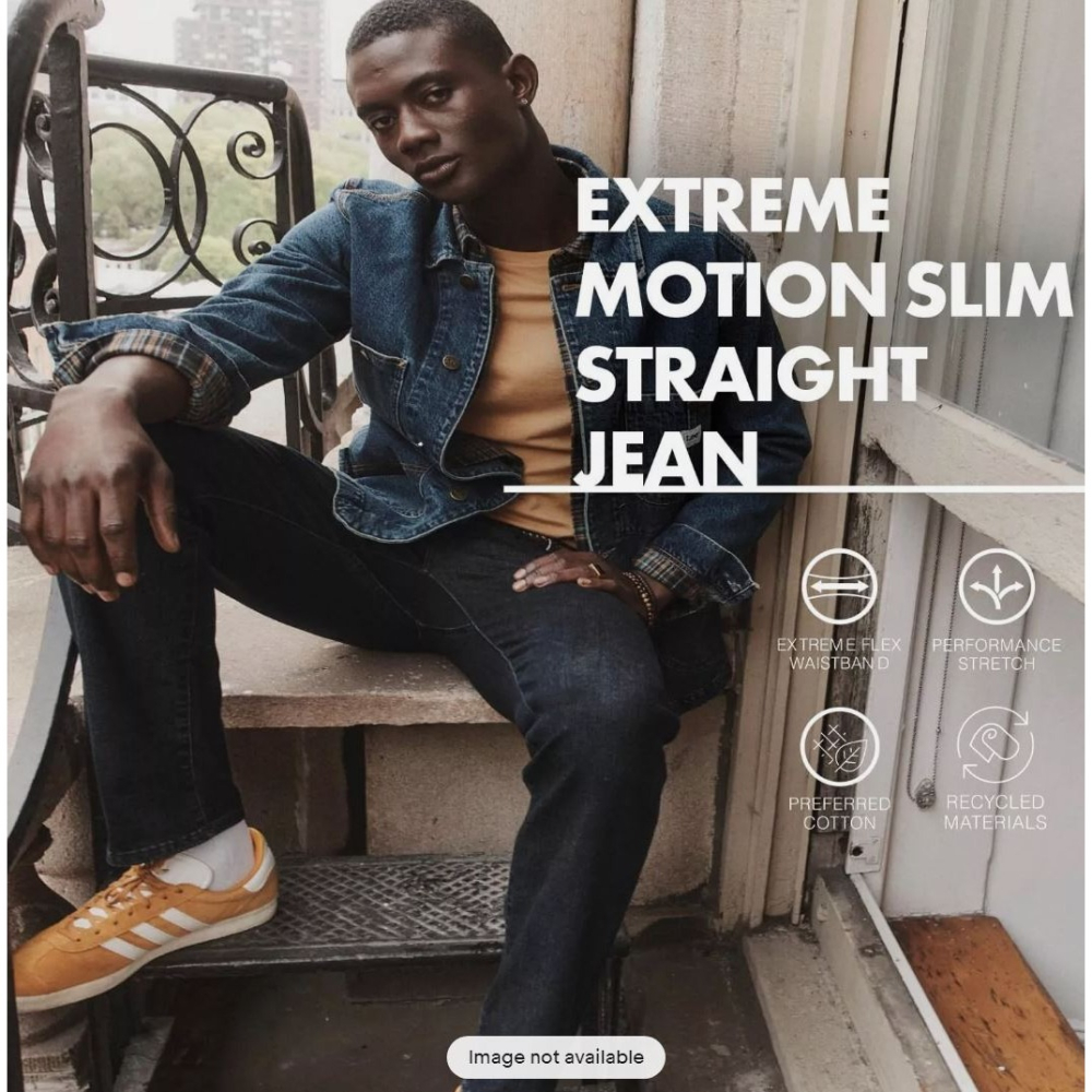 34腰現貨【百搭黑褲優惠】美國Lee Extreme 201 Slim 窄管褲 FLEX彈性合身小直筒 牛仔褲 長-細節圖9