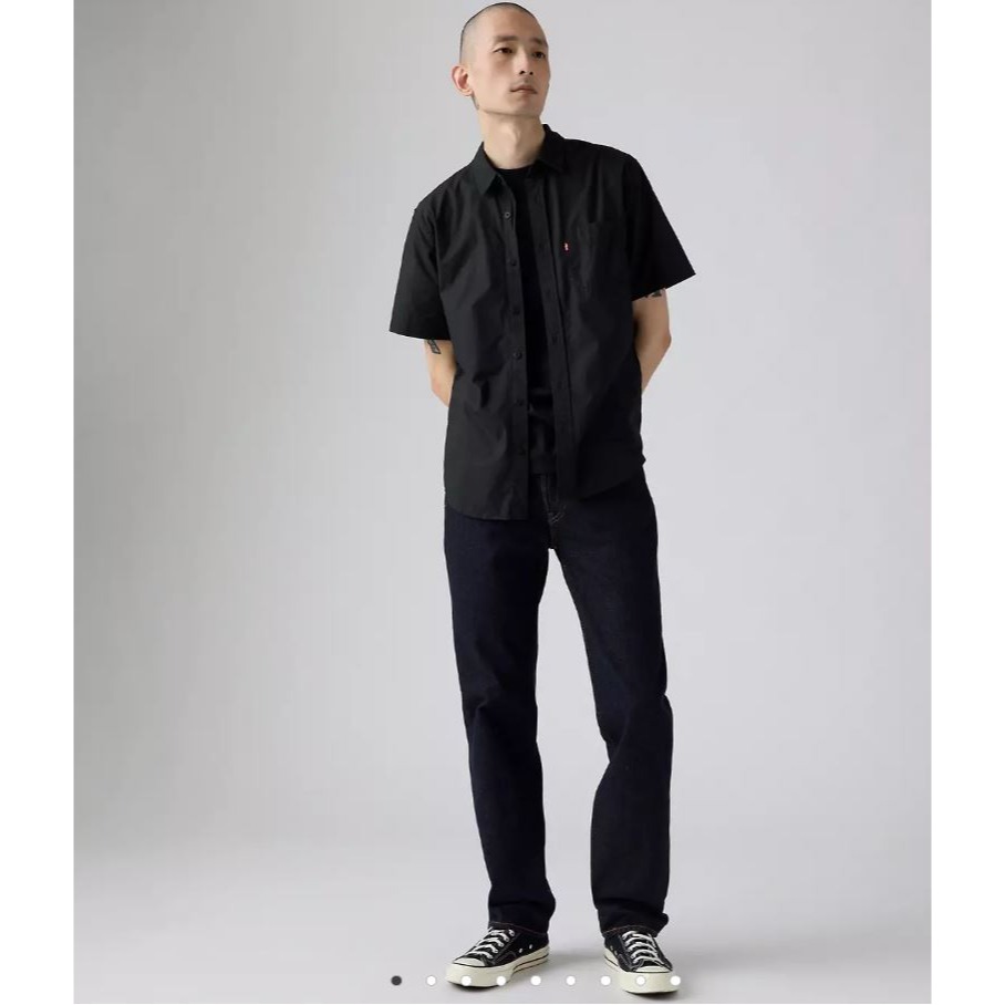 現貨32-33腰【養褲原色款】美國 日本LEVIS 501 Indigo RINSE 深藍 黑藍 重磅 排扣直筒 牛仔褲-細節圖2