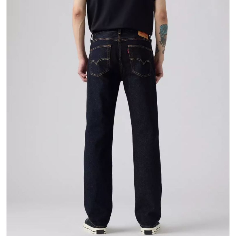 現貨32-33腰【養褲原色款】美國 日本LEVIS 501 Indigo RINSE 深藍 黑藍 重磅 排扣直筒 牛仔褲-細節圖5