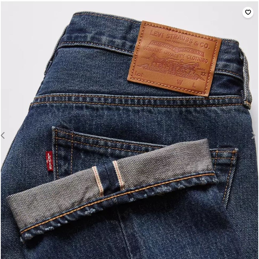 現貨W32L34【赤耳布邊大E】美國 日本LEVIS 501 深藍 原創經典牛仔褲 重磅丹寧 長褲 直筒褲 501XX-細節圖7