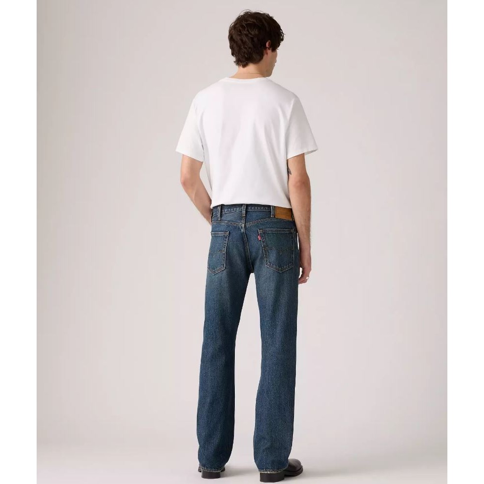 38腰現貨賠售【高價大E款】美國LEVI S 517 Bootcut Tough 深藍淺刷 重磅中腰經典靴型小喇叭牛仔褲-細節圖3