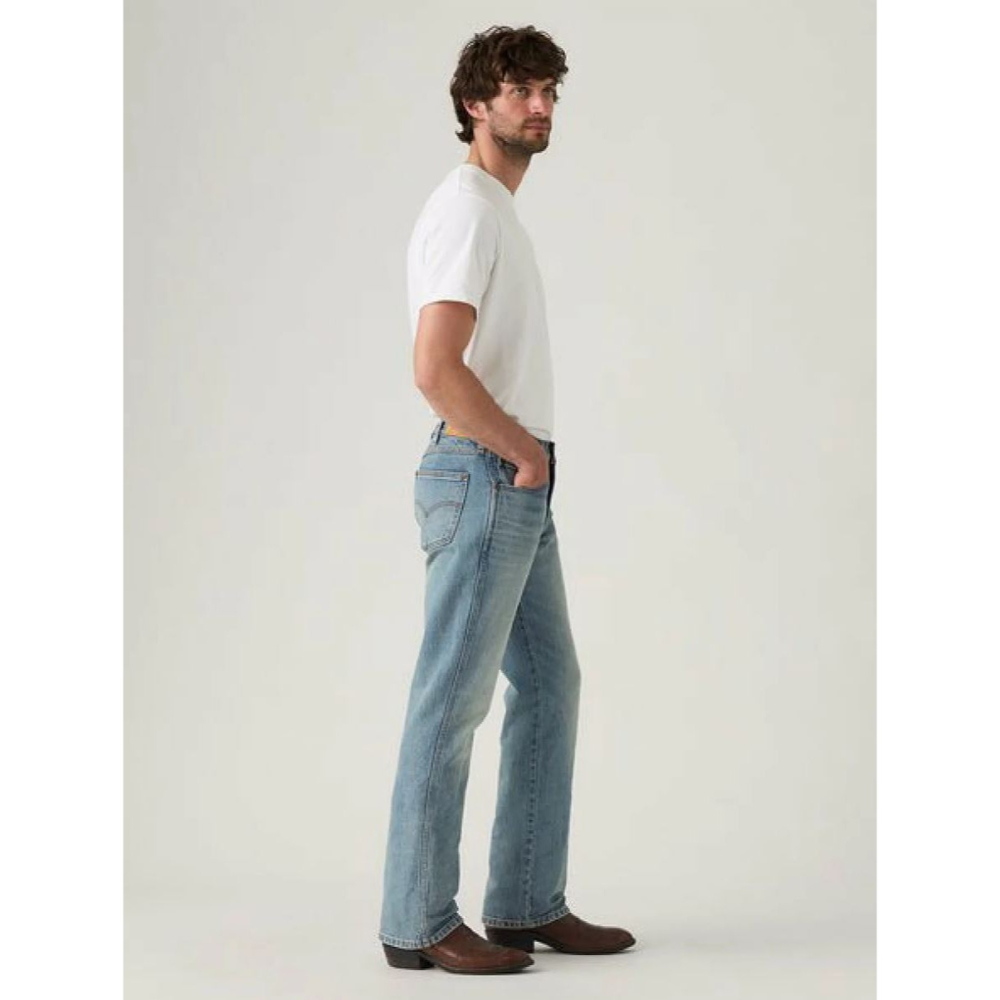 大碼現貨【42腰優惠】美國LEVI S 537 Western Bootcut 淺藍刷白靴型喇叭彈性西部牛仔褲517-細節圖7