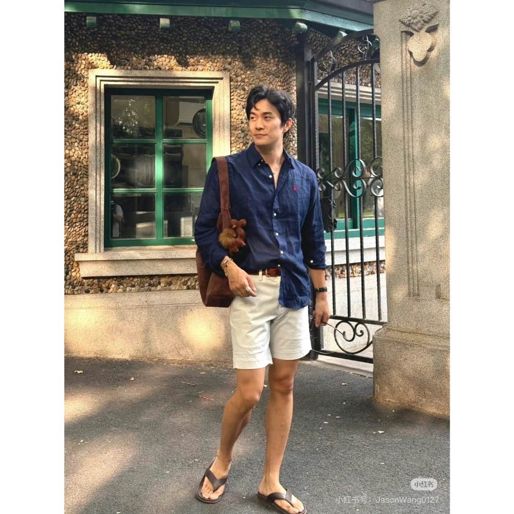 Ralph Lauren 經典棉麻襯衫|四色可選 |男女同款-細節圖5