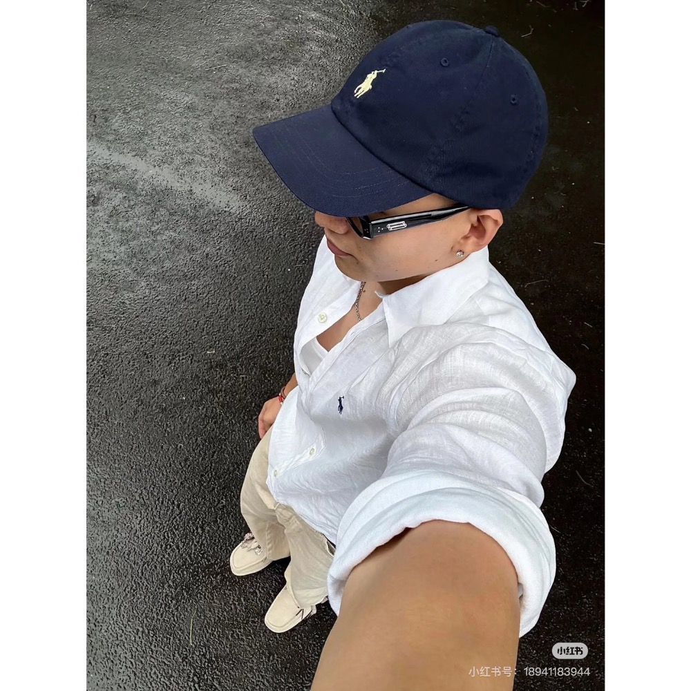 Ralph Lauren 經典棉麻襯衫|四色可選 |男女同款-細節圖10