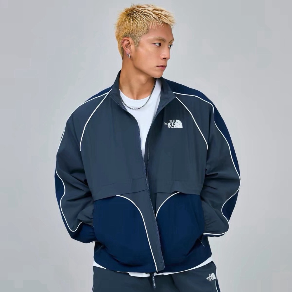 韓國新品SOMI 同款  THE NORTH FACE BRIO拼色運動夾克外套-細節圖3