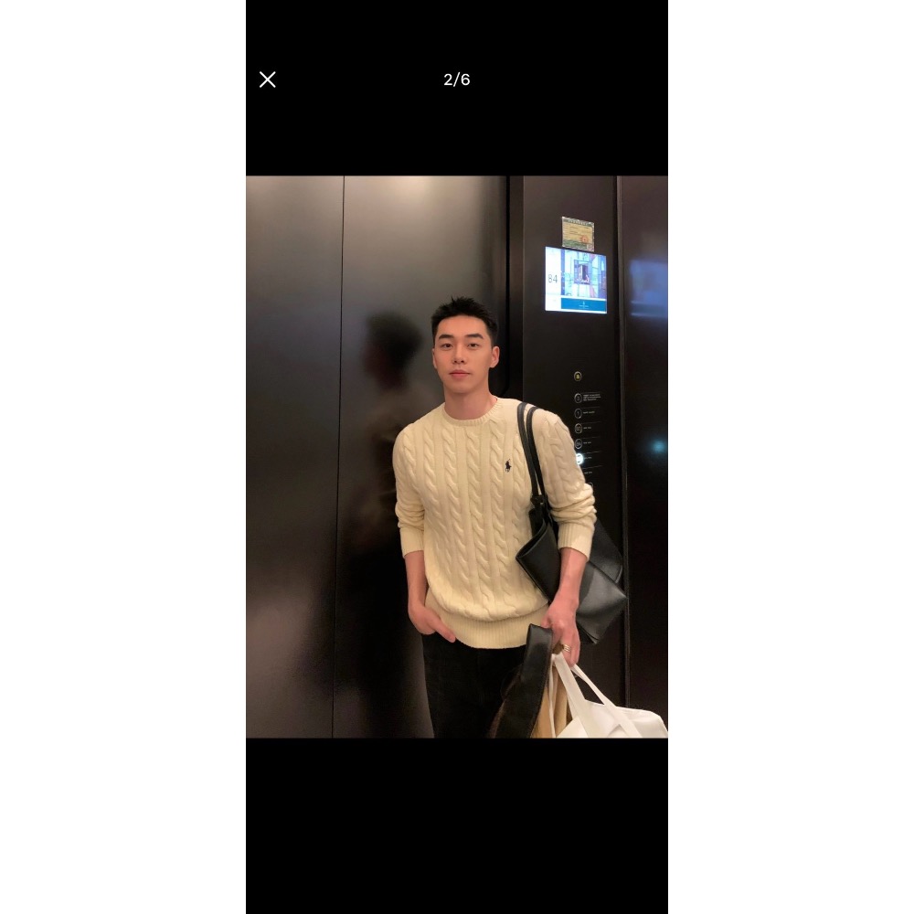 Ralph Lauren 老錢風 針織絞花 圓領毛衣 男女同款-細節圖2