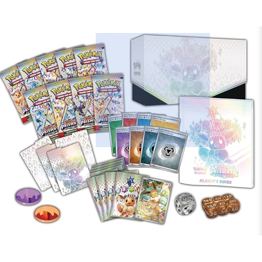 『美版寶可夢卡牌』Prismatic Evolutions 太晶慶典ETB-細節圖2