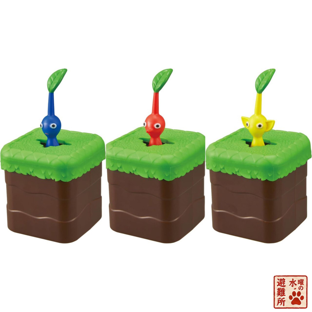 BANDAI ∞無限拔皮克敏 DX｜赤（紅色）／青（藍色）／黃色 三款任選・音效互動玩具-細節圖2