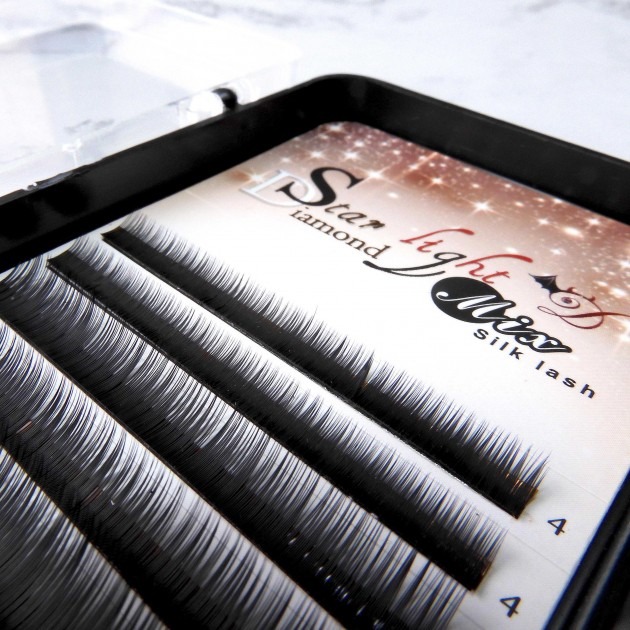 星光鑽 - 下睫毛 - 黑色 / 焦糖【小惡魔 6D 開花 美睫 睫毛 假睫毛 卸睫 工具】-細節圖2