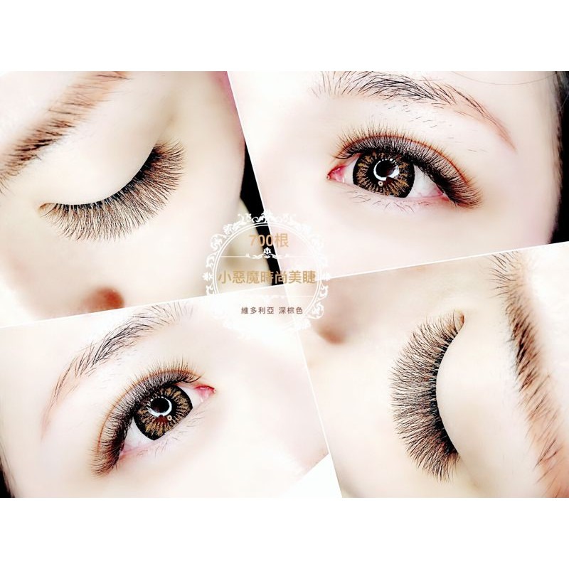 維多利亞 - 0.07 - 單尺寸排毛 - 深棕色【小惡魔 6D 開花 美睫 睫毛 假睫毛 卸睫 工具】-細節圖5