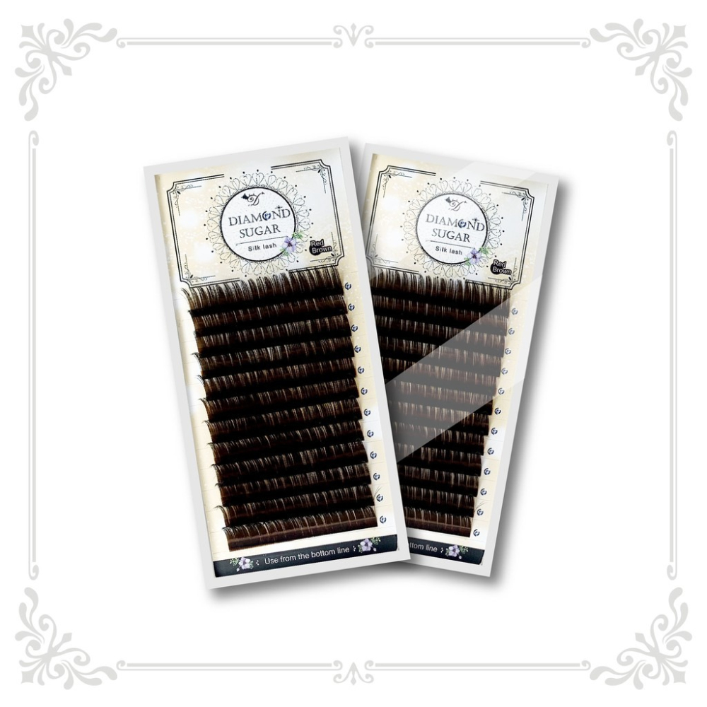 【超值練習毛】新鑽石糖層次毛0.07 - 巧克力色 【小惡魔時尚美睫 美睫 睫毛 假睫毛 開花 6D】-細節圖2
