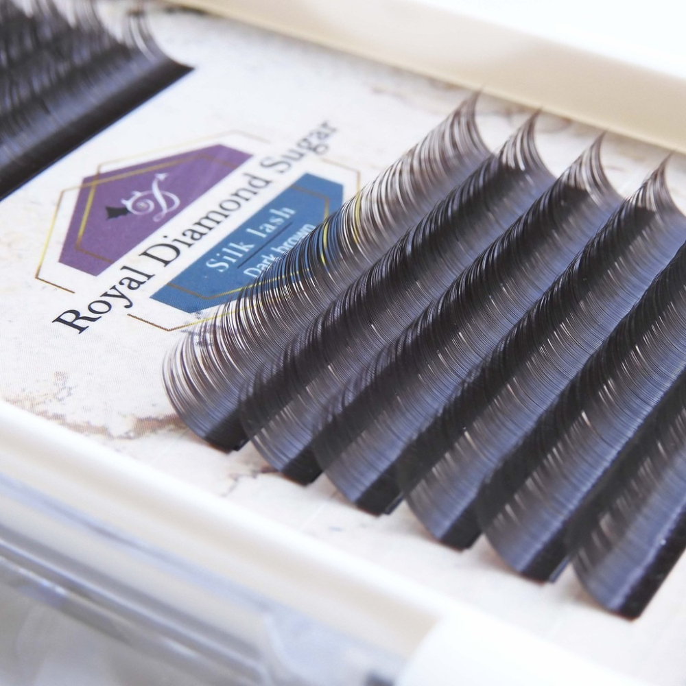 皇家鑽石糖 - 黑咖啡色 - 0.07 - 層次毛 【小惡魔時尚美睫 美睫 睫毛 假睫毛 開花 6D】-細節圖3