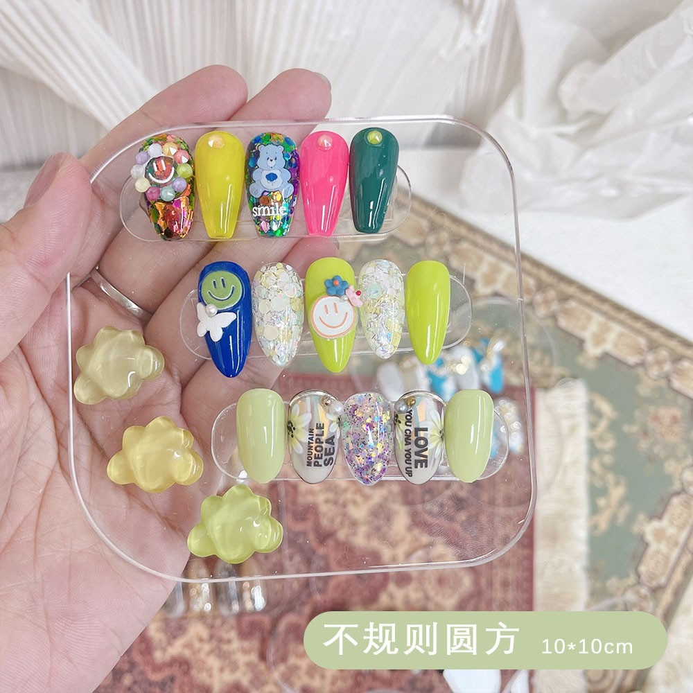 加厚款壓克力調色展示板/2款可選【美甲工具 美甲 調色盤 壓克力 背景板 美甲拍照 拍照 攝影 道具 展示板】-細節圖6