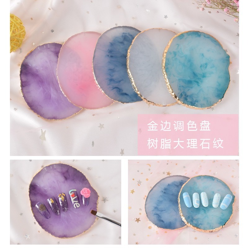 美甲質感樹脂瑪瑙調色盤【調色盤 凝膠調色盤 拍照道具 質感工具 美甲工具】(N0070)-細節圖5