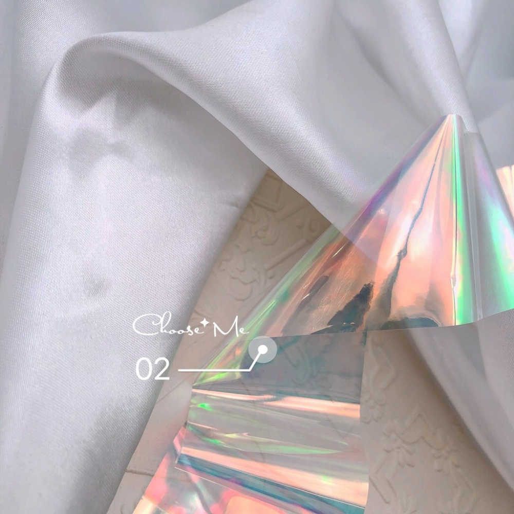 冰塊極光玻璃紙【美甲工具 美甲素材 飾品 極光玻璃紙 冰塊美甲 冰塊風】-細節圖4