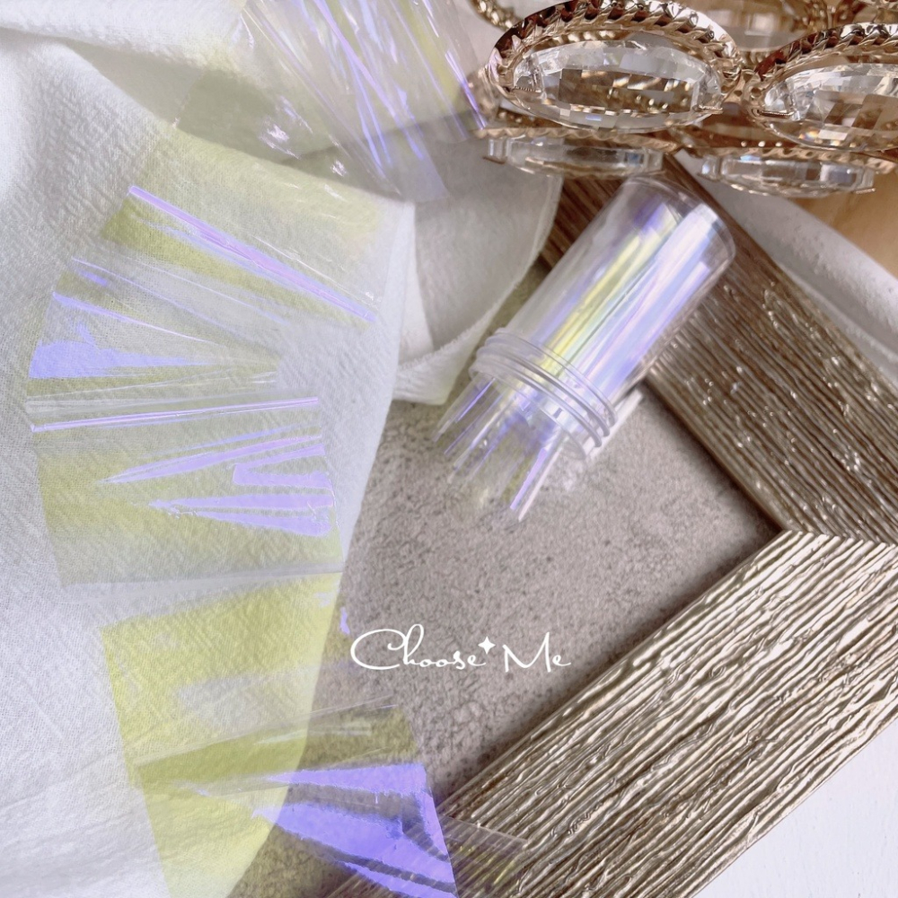 冰塊極光玻璃紙【美甲工具 美甲素材 飾品 極光玻璃紙 冰塊美甲 冰塊風】-細節圖5