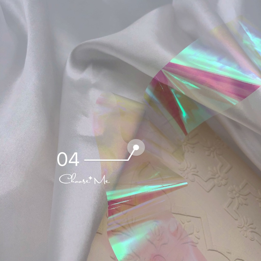 冰塊極光玻璃紙【美甲工具 美甲素材 飾品 極光玻璃紙 冰塊美甲 冰塊風】-細節圖6