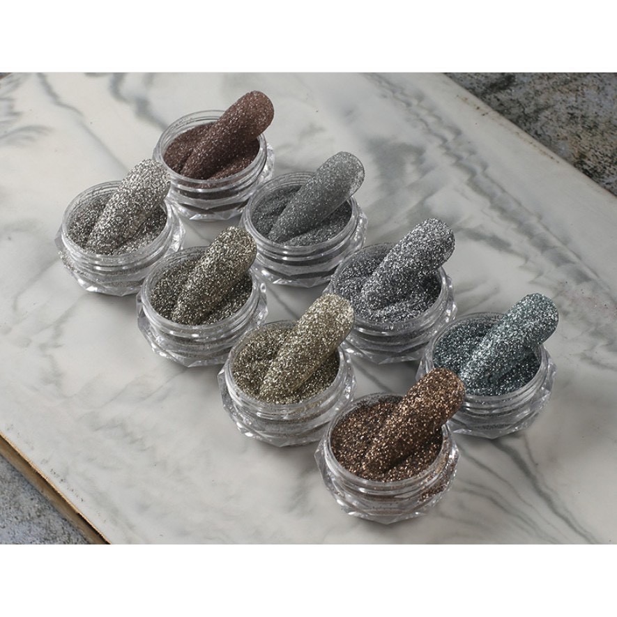 質感碎鑽粉/A系列 【美甲素材 美甲飾品 碎鑽粉 亮粉 閃粉】-細節圖5