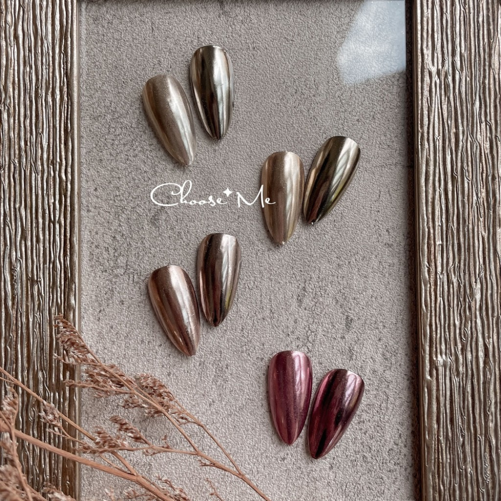 美甲神仙鏡面粉/4款可選【美甲素材 美甲工具 鏡面粉 魔鏡粉 金屬光】-細節圖3