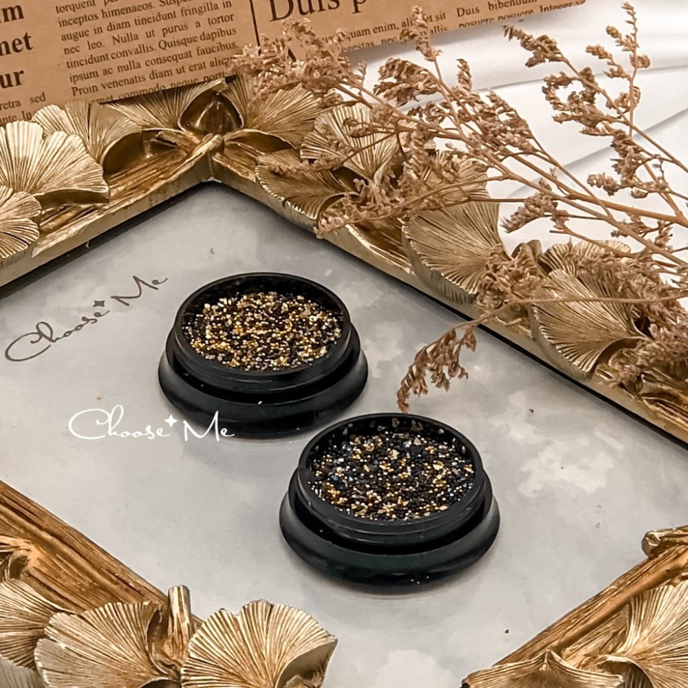 水晶砂混鑽 5色可選【美甲飾品 小鋼珠 金銀珠 混鑽 水晶砂 美甲工具】堆滿鑽縫隙的碎鑽-細節圖6